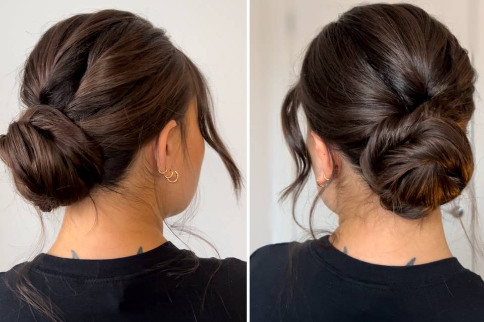 Modern bridal hair