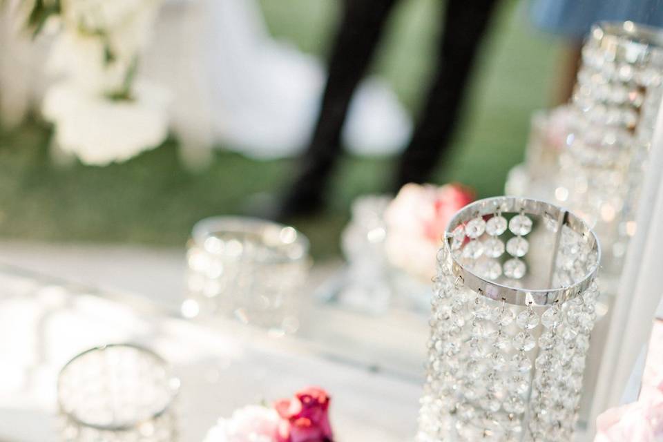 Crystal and Peonies