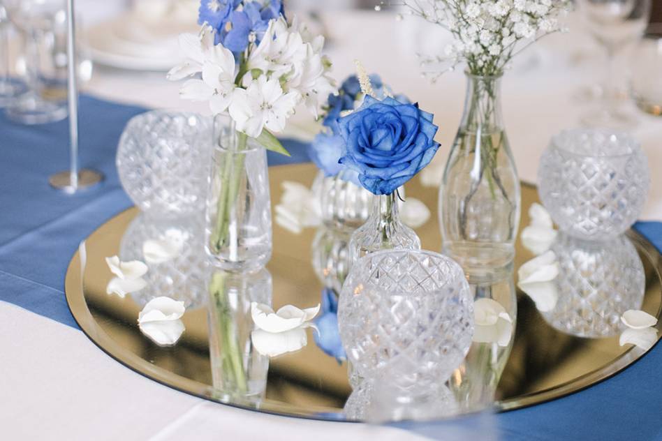 Blue center Piece