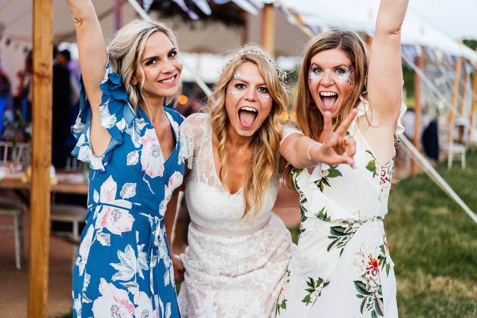 Fun and energetic wedding