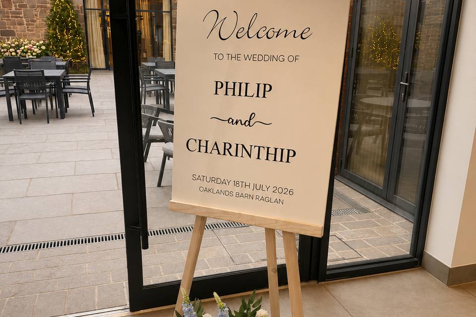 Welcome Sign