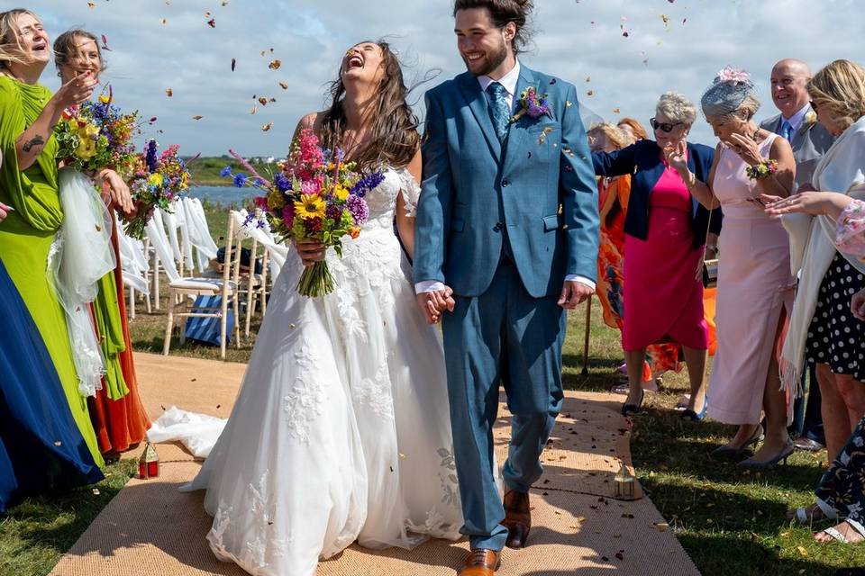 Confetti walk