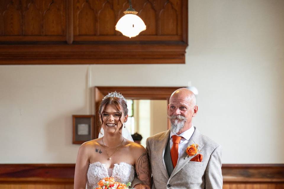 Dad and daughter