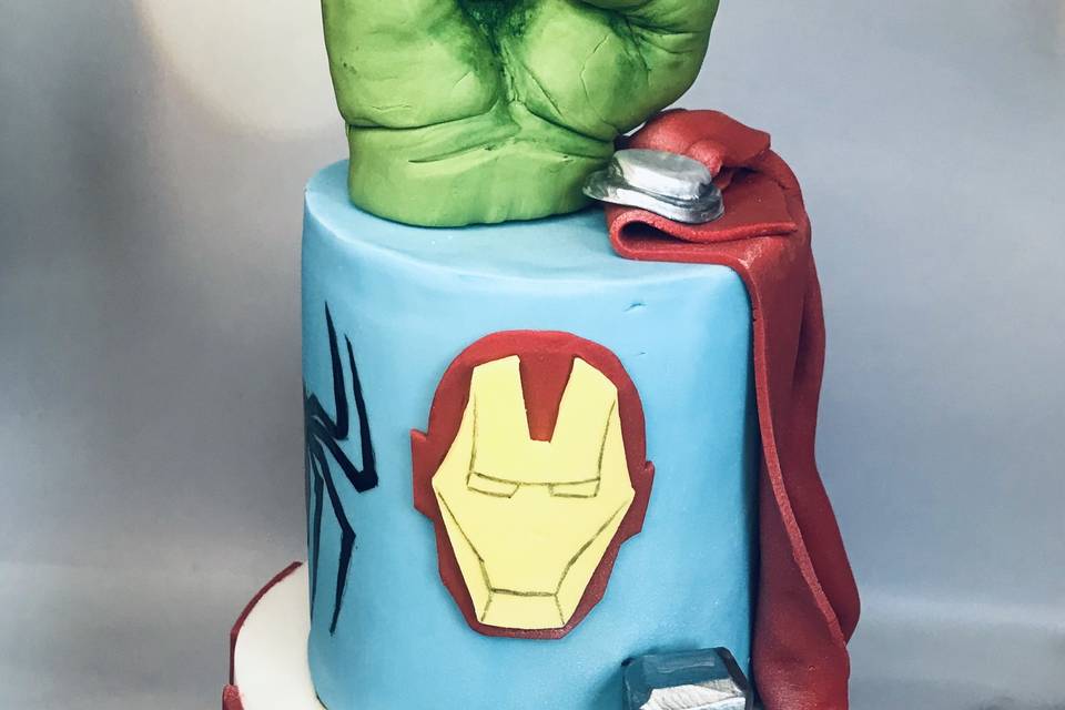 Marvel mix cake
