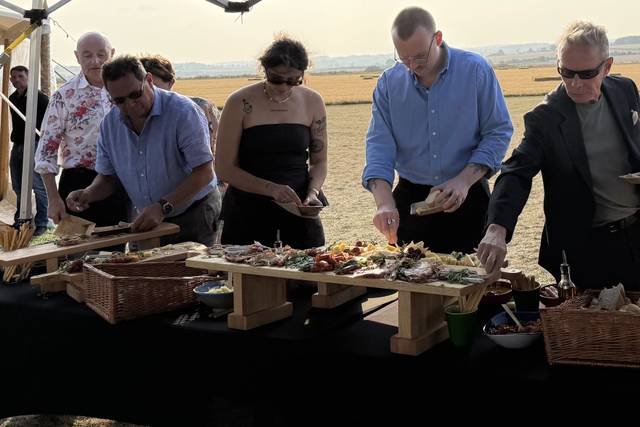 Antipasto Station In Full Flow