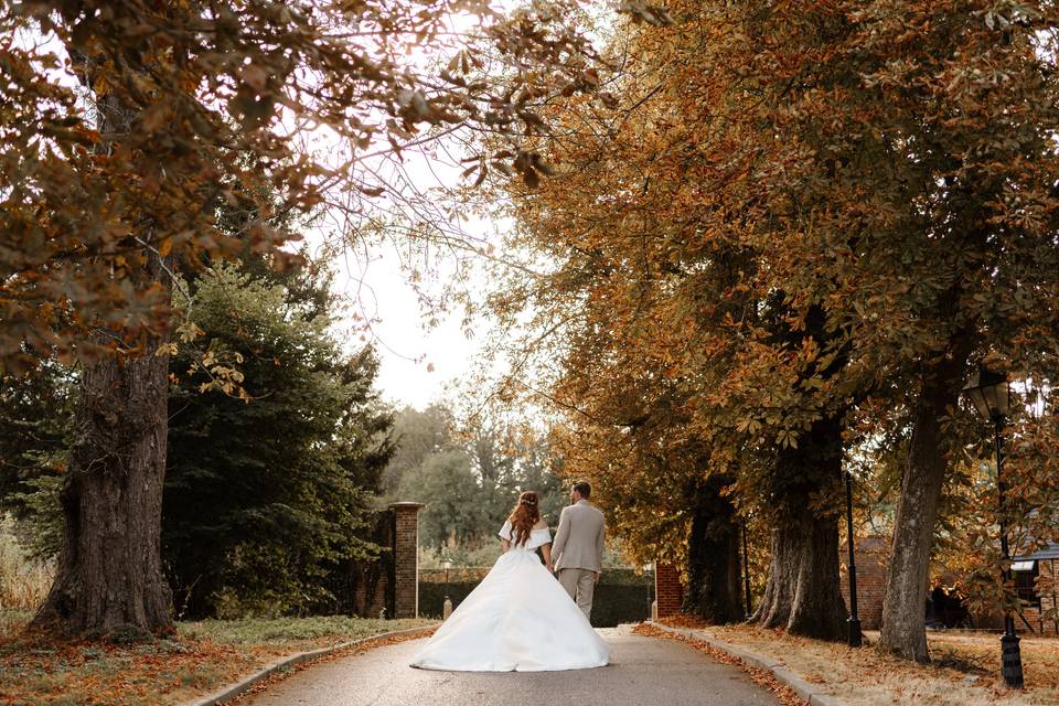 Outdoor ceremony at Lainston House