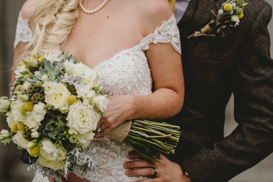 Stunning wedding dress