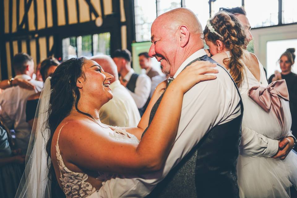 Dancing with Dad at Warren