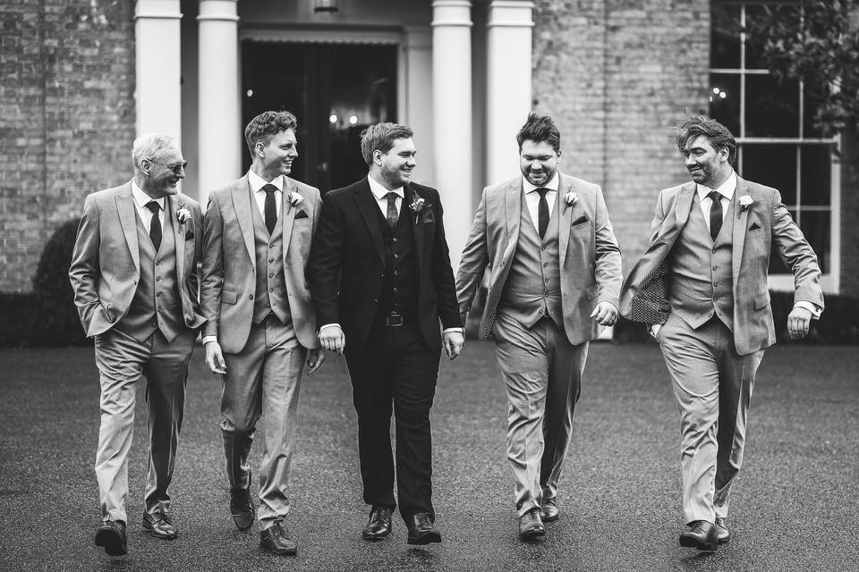 The Fennes groom Party