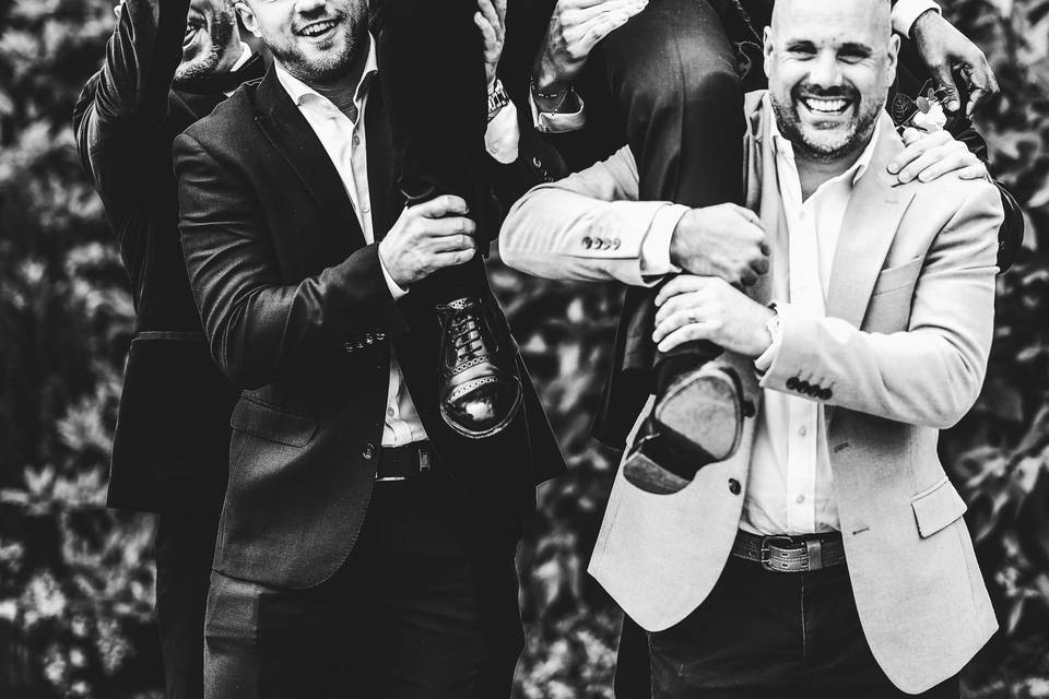 Groom fun at Reid Rooms