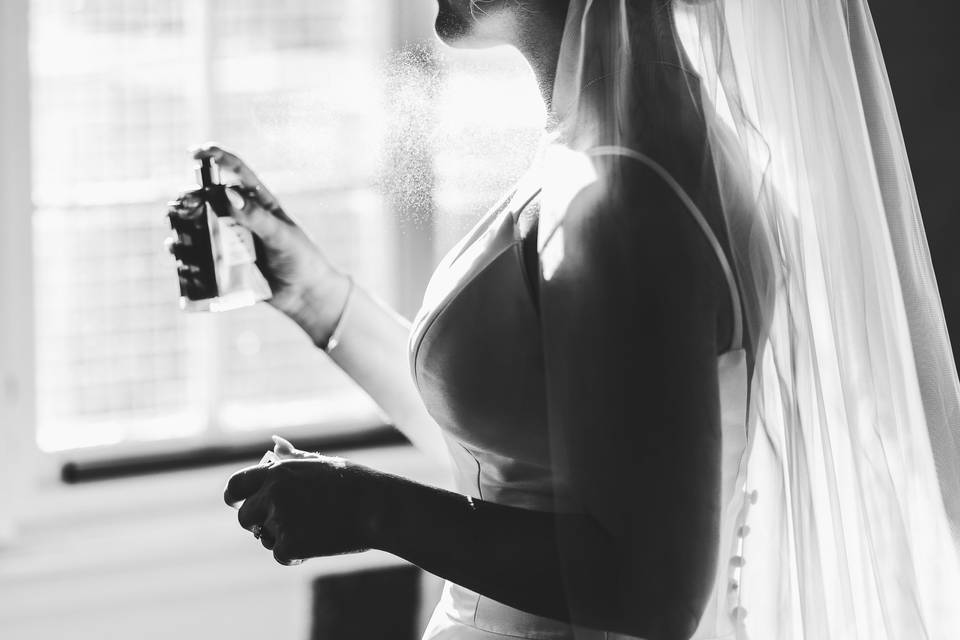 Bridal prep perfume spray