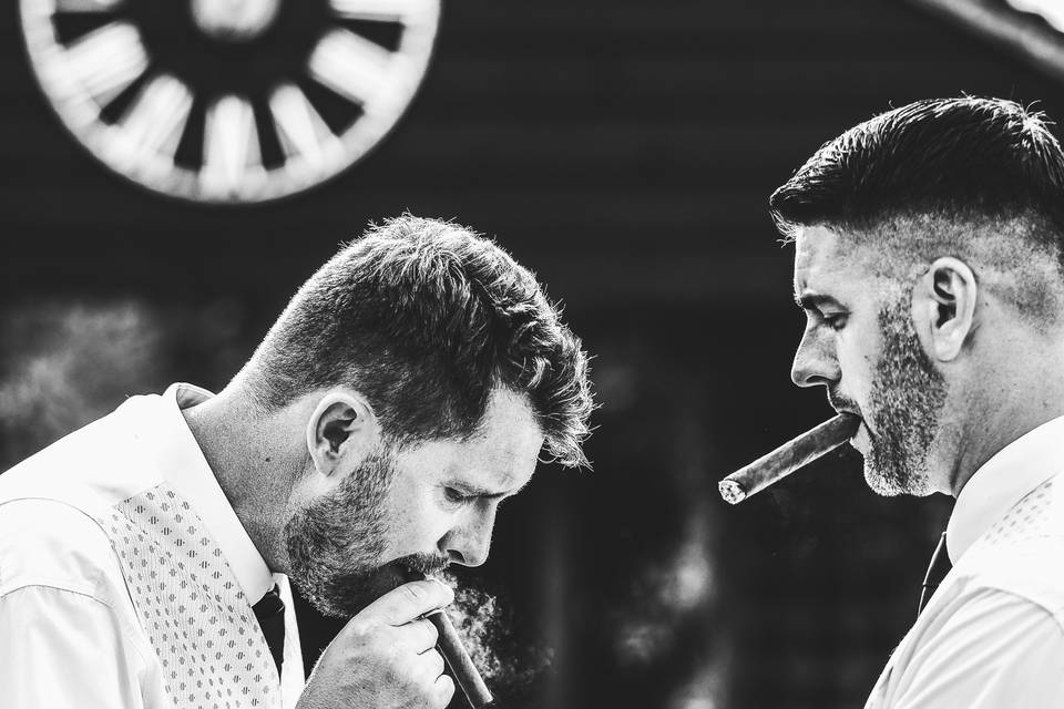 Maidens Barn Wedding cigars