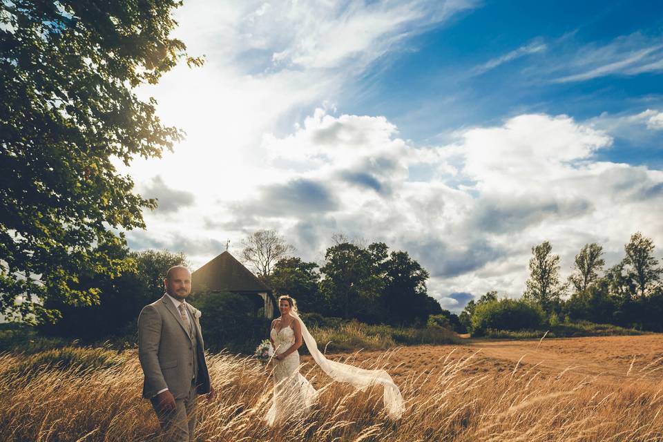 Warren Estate Wedding pose