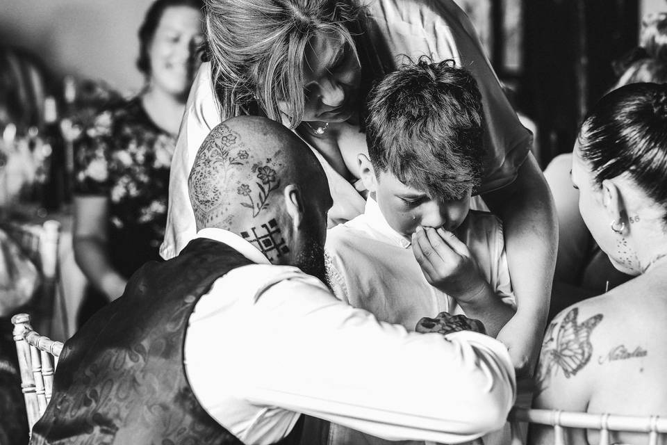 Pageboy wedding emotions