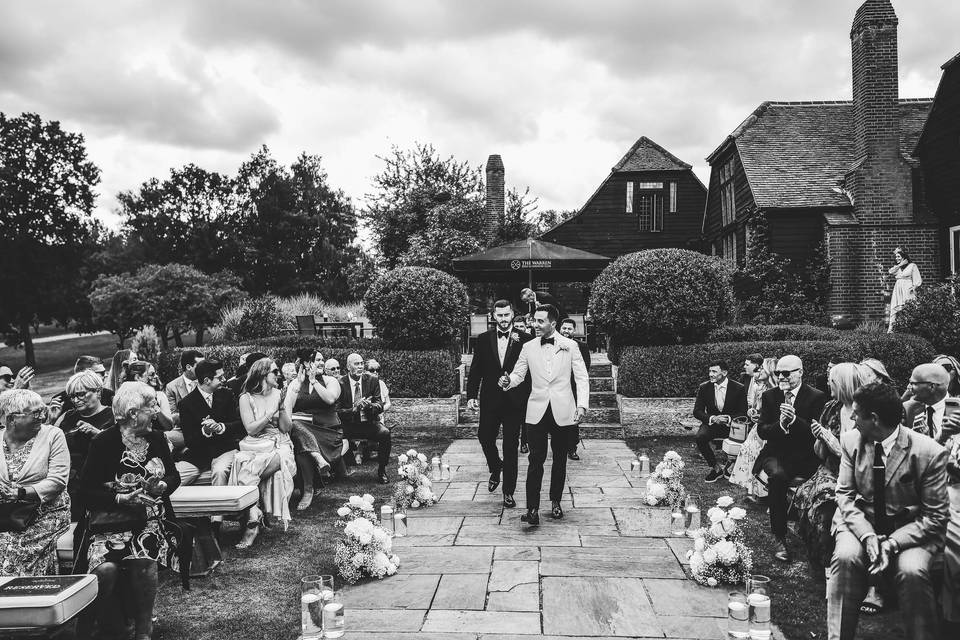 Warren Estate Groom entrance