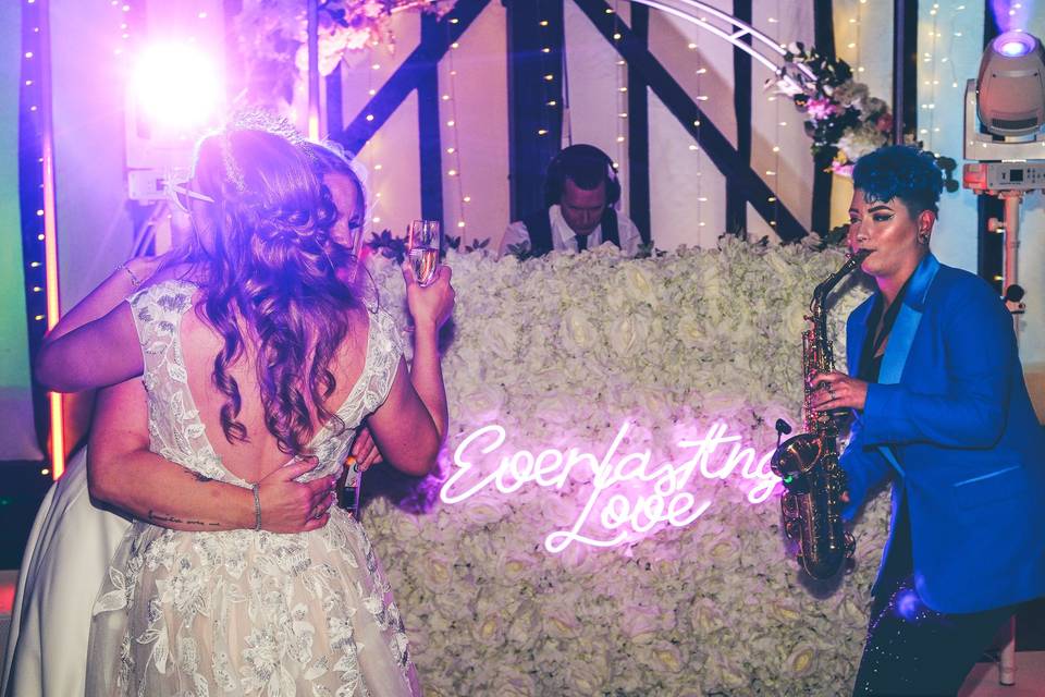 Warren LGBQT+ first dance sax