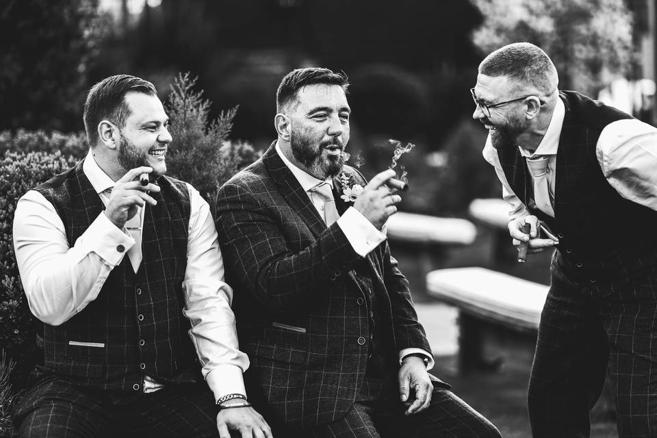 Warren Wedding Groom cigar