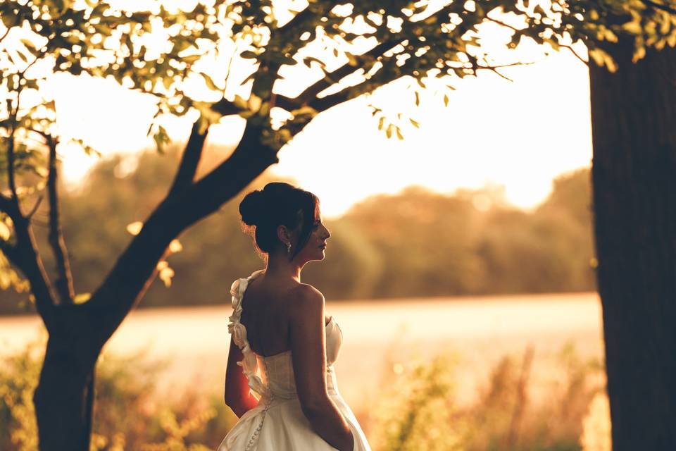 Houchins Wedding sunset