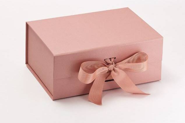 Rose gold luxury gift box