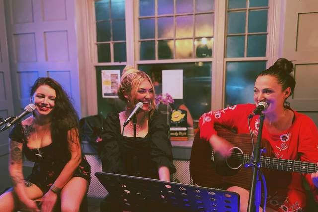 Up beat acoustic trio