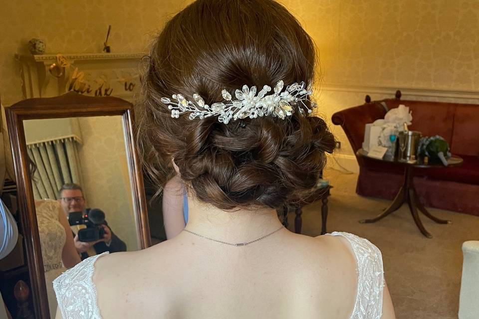 Catherines twisted updo