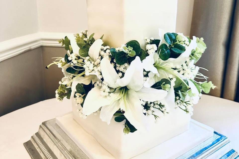 Custom wedding cake topper