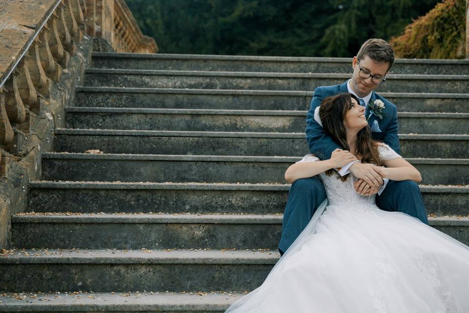 Sarah and Greg at Coombe Lodge