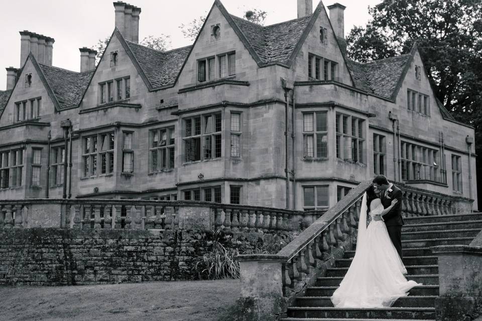 Sarah and Greg at Coombe Lodge