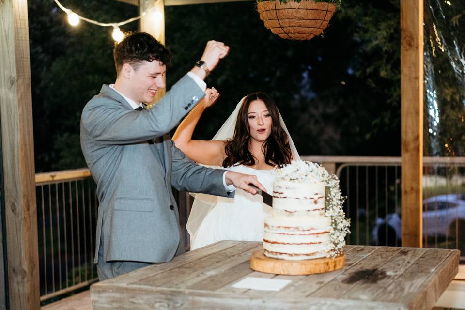 Joyful Cake Cutting