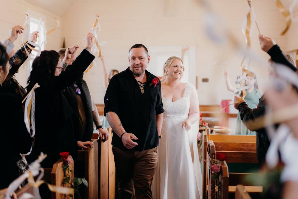 Natural Wedding Ceremony Photo