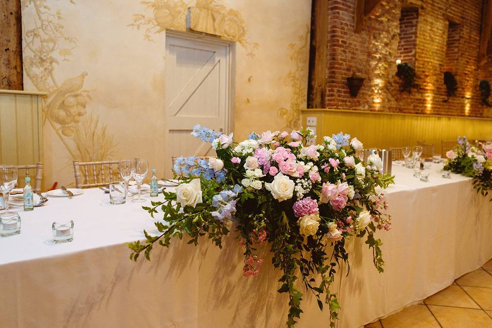 Top table flowers