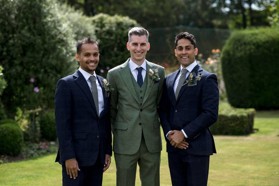 Groom and Best Men