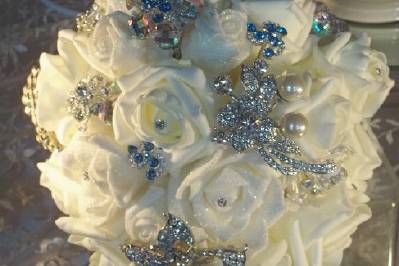 Foam roses &Swarovski