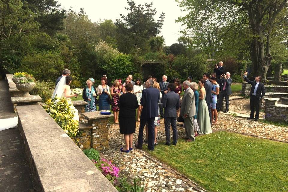 More speeches on the lawn