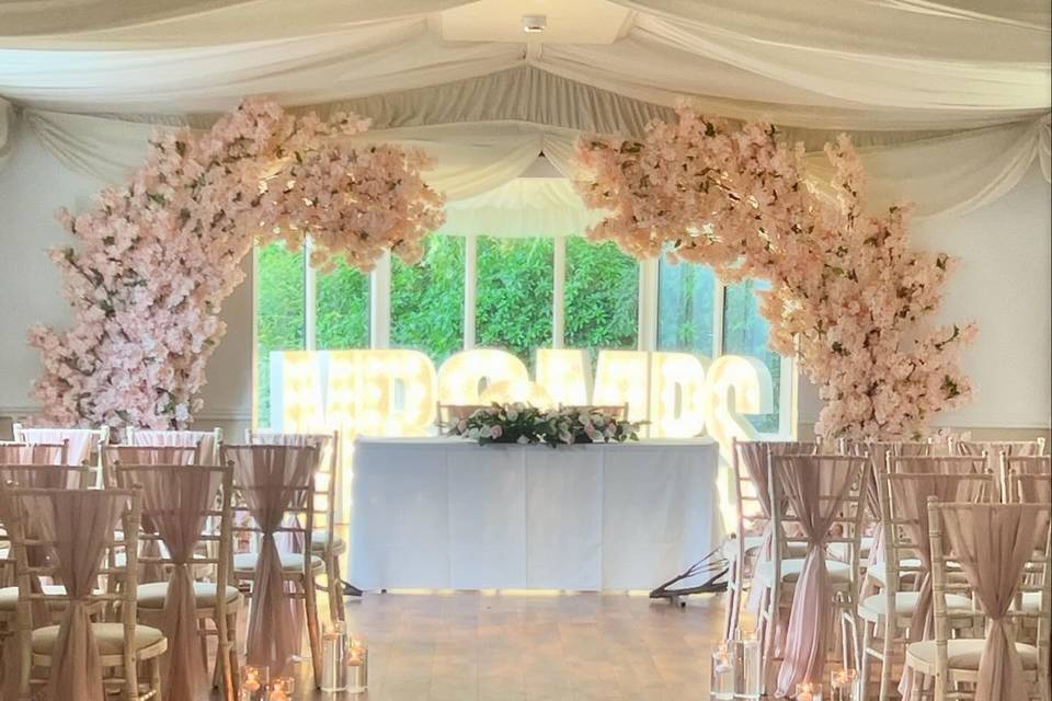 Ceremony decor