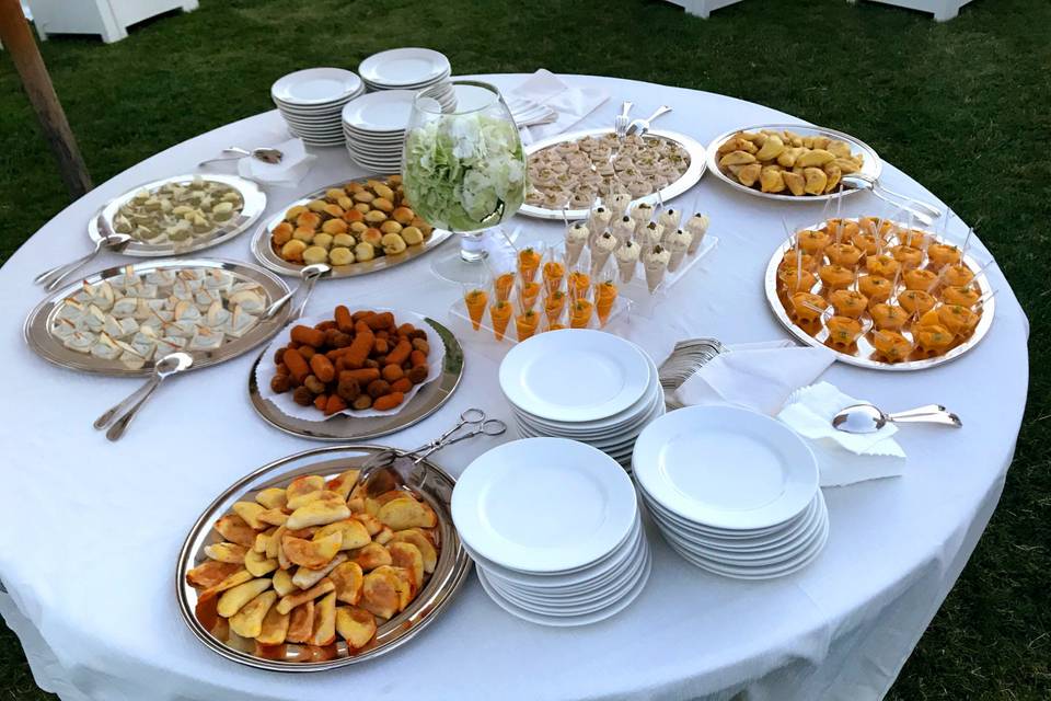 Appetizer buffet