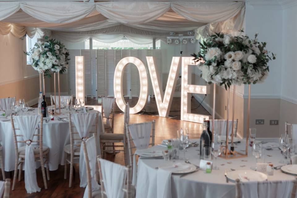 Wedding Breakfast decor