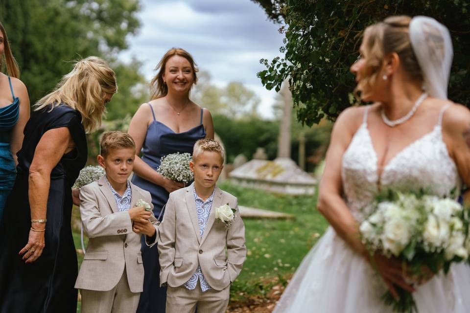 Look back before church