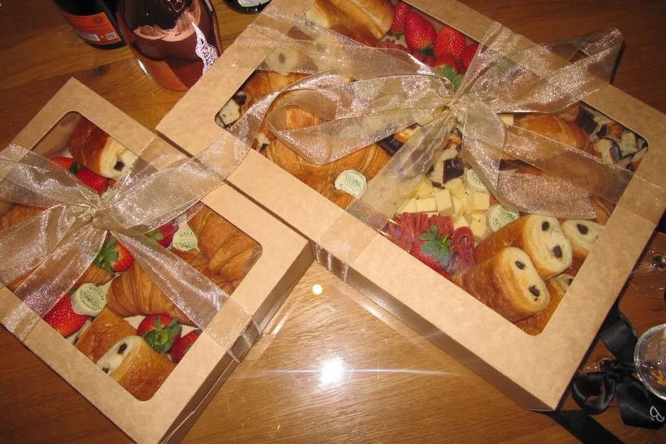 Wedding morning breakfast