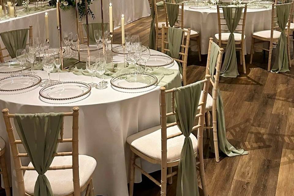 Sage Green Table Styling