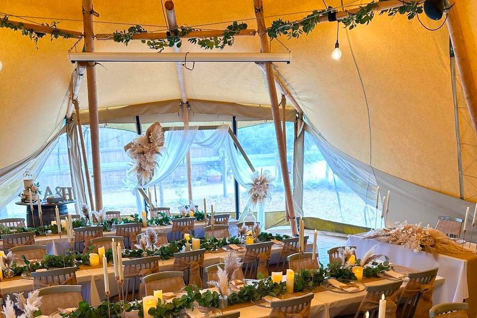 The Barn at Berryfields Teepee