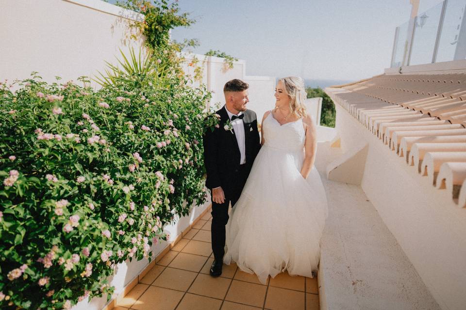 Moment alone after Ceremony