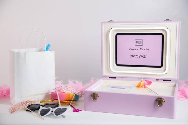 Booth in a Box with props