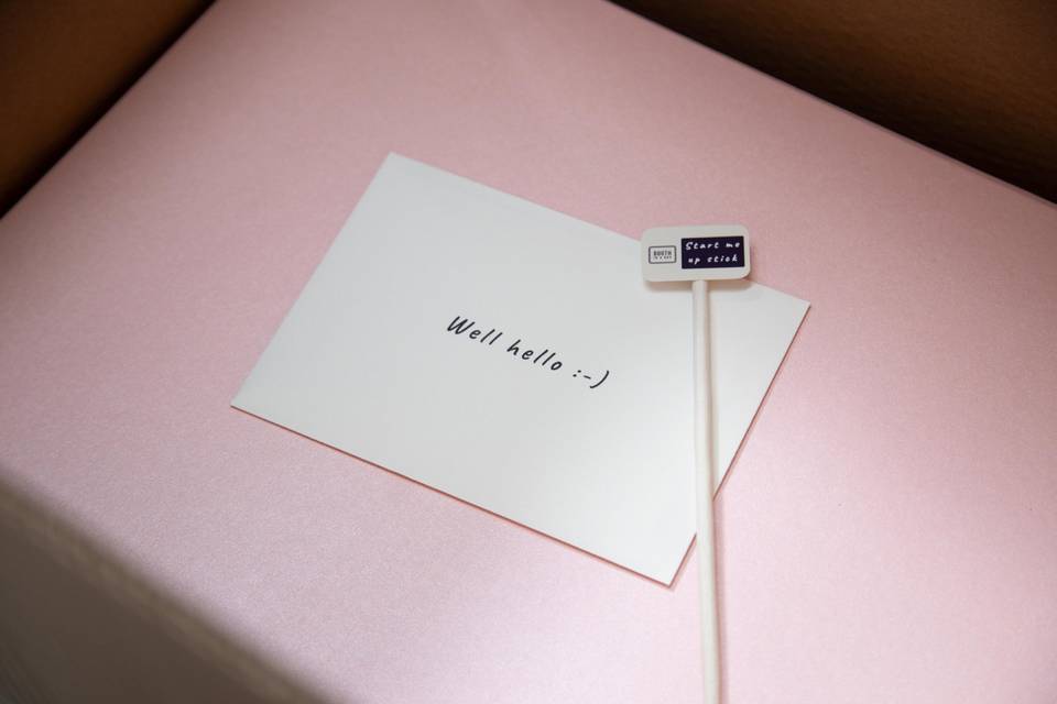 Booth in a Box welcome card
