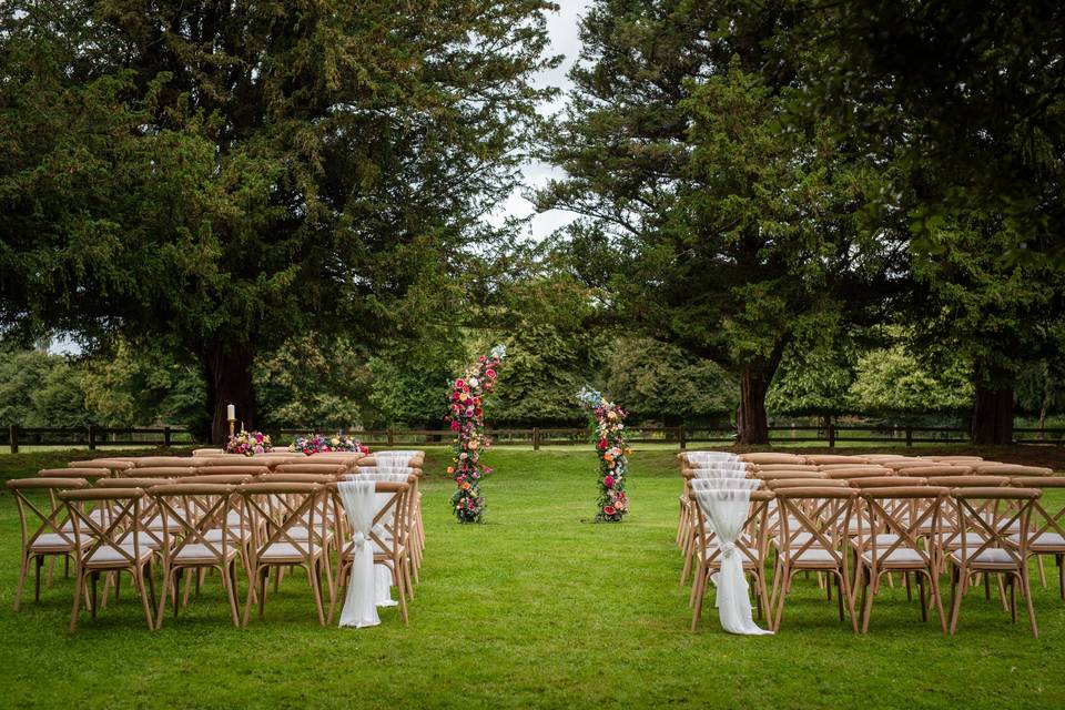 Outdoor ceremony