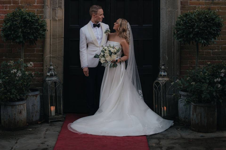 Outside the coach house