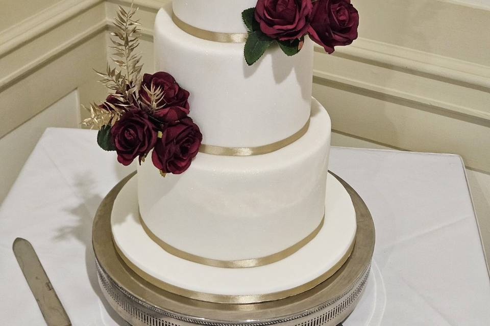 3 tier artificial flowers