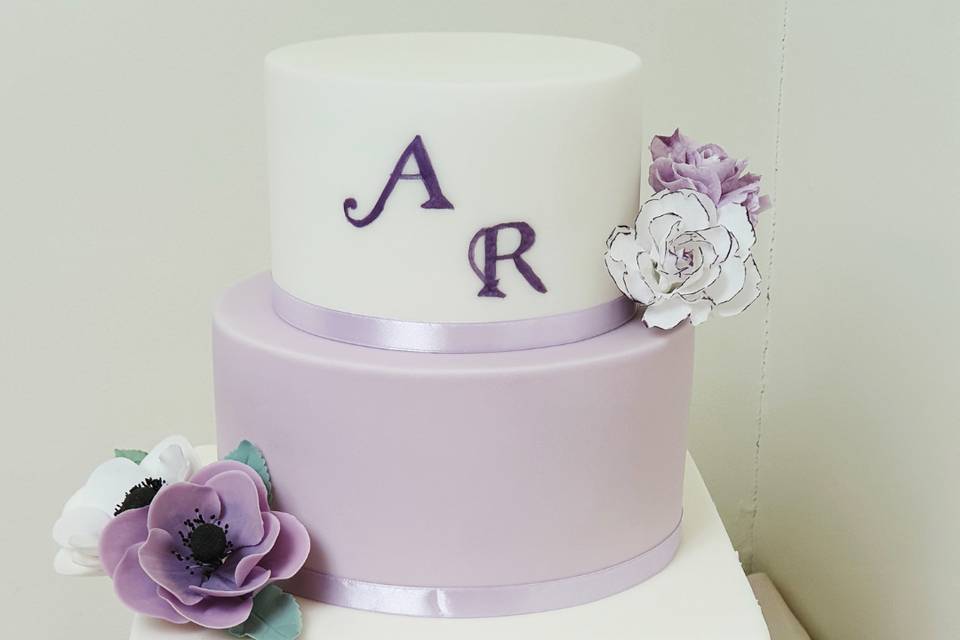 3 tiers with initials