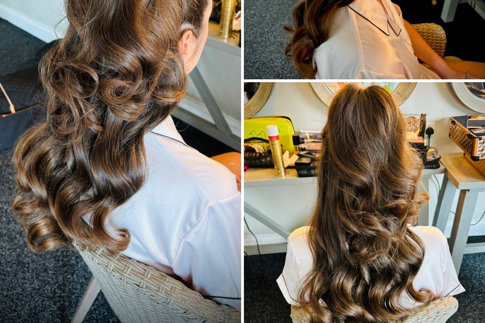 Bridesmaid hair