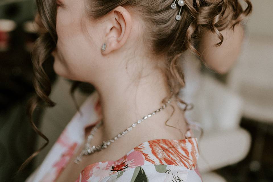 Bridal hair